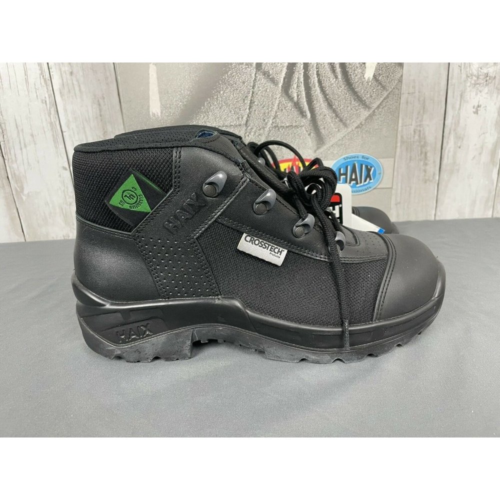 Haix Airpower R7 Mens 8.5W Black Boots EMS Emergency First Responder Firefighter